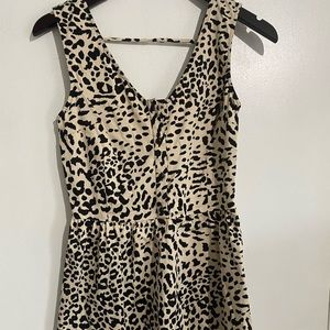 Miami Cheetah/Leopard Print Open Back Dress